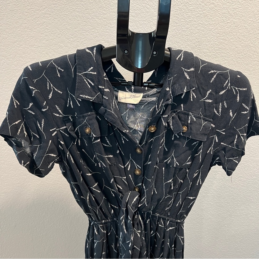 Universal Thread Navy Patterned Jumpsuit - image 2